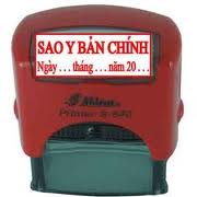 Dấu liền mực sao y bản chính