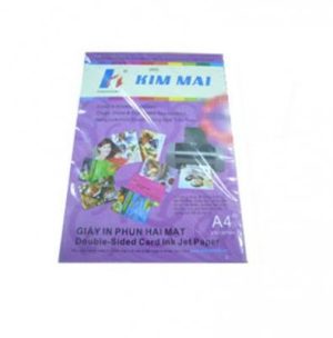 Giấy in phun 2 mặt A4 Kim Mai 250g/m