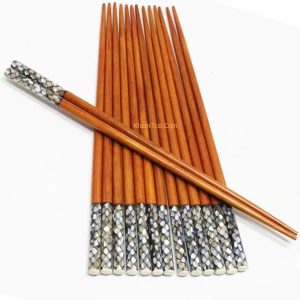 Đũa gỗ trắc khảm vẩy rồng
