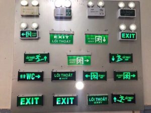 Đèn exit, đèn sự cố các loại