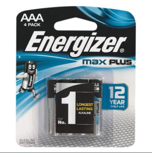 ENERGIZER-PIN AAA MAX PLUS EP92 BP4