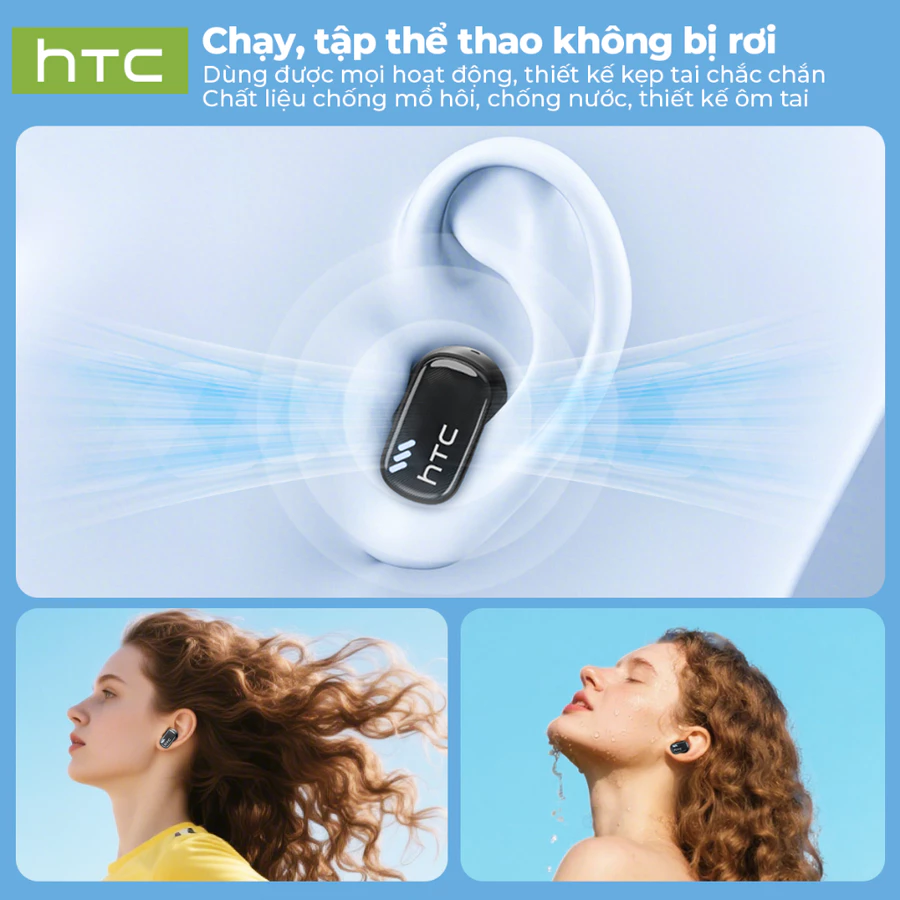 HTC NE16 Tai Nghe Phiên Dịch tai nghe bluetooth 6.0 Tai nghe khử tiếng động HIFI Stereo Âm - Ảnh 2