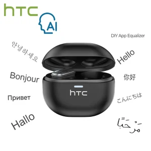 HTC NE16 Tai Nghe Phiên Dịch tai nghe bluetooth 6.0 Tai nghe khử tiếng động HIFI Stereo Âm - Ảnh 3