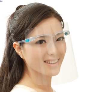 Kính chắn bọt, kính bảo hộ dạng rời giúp che chắn, ngăn vi khuẩn, nước bọt
