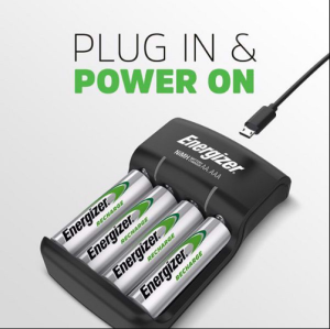 MÁY SẠC PIN ENERGIZER CHVC5  (4 Pin sạc AA 1300mAh)