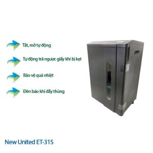 Máy hủy tài liệu New United ET-31S