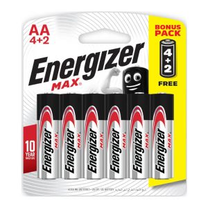 Pin ENERGIZER MAX AA E91BP4+2