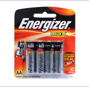 Pin ENERGIZER MAX E91 BP4 AA